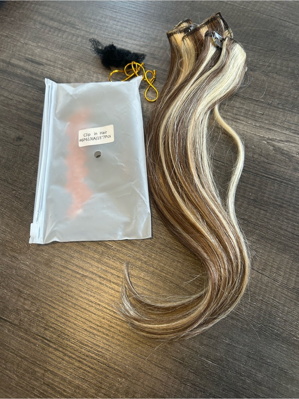 Clip In Human Hair Extensions - Picture 3 of 3